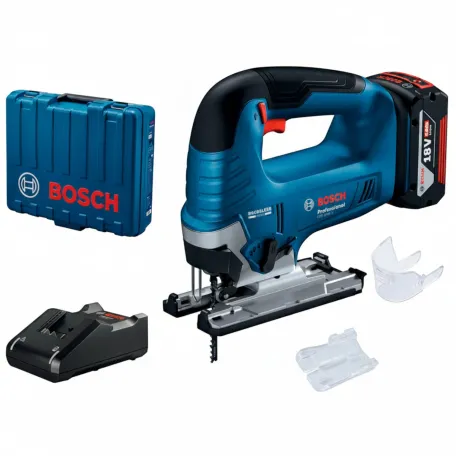 Лобзик аккумуляторный Bosch Professional GST 185-LI с АКБ GBA 18 В 4,0 Ач и ЗУ GAL 18V-20 в кейсе (06015B3023)