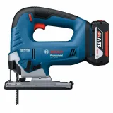 Лобзик аккумуляторный Bosch Professional GST 185-LI с 2 АКБ GBA 18 В 4,0 Ач и ЗУ GAL 18V-40 в кейсе (06015B3024)