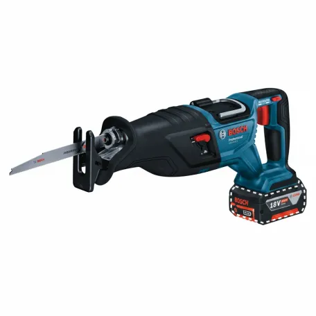 Пила сабельная аккумуляторная Bosch Professional GSA 185-LI без АКБ и ЗУ с 2 пильными полотнами, 18 В, пропил до 230 мм (06016C0020)