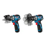 Безщітковий акумуляторний шурупокрут Bosch Professional GSR 12V-35 FC із 4 адаптерами в L-Boxx 102 із 2 акб GBA 12V 3.0Ah та з/п GAL 12V-40 (06019H3000)