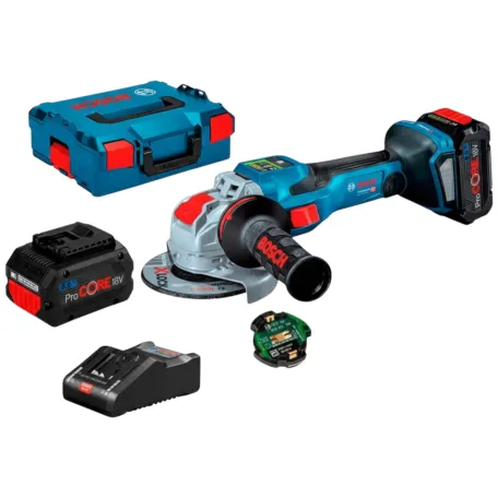 Шліфмашина кутова акумуляторна Bosch GWX 18V-15 SC, Ø125 мм, 2×8,0 Аг (06019H6501)