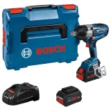 Гайковерт ударный аккумуляторный Bosch GDS 18V-1050 H, 1050 Н·м, 2×8,0 Ач (06019J8502)