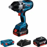 Гайковерт ударный аккумуляторный Bosch GDS 18V-1050 H, 1050 Н·м, 2×5,0 Ач (06019J8522)