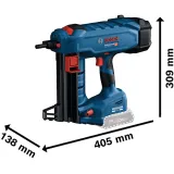 Пістолет монтажний акумуляторний Bosch PRO GNB 18V-40, з АКБ та ЗП, кріплення до 40 мм (06019L7005)