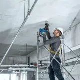 Перфоратор акумуляторний Bosch Professional GBH 187-LI у кейсі з 2 АКБ GBA 18V 5 Аг та ЗП GAL 1880 CV, 2,4 Дж (0611923021)