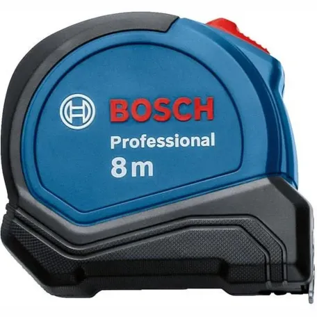 Рулетка Bosch 8 м метрическая с автоматическим фиксатором (1600A01V3S)