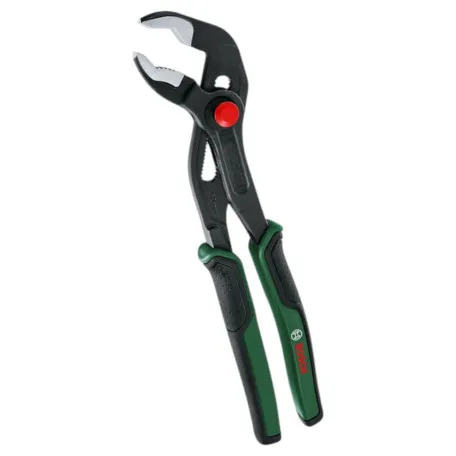 Кліщі сантехнічні Bosch, довжиною 25 см, кнопковий механізм фіксації, пряма канавка (1600A032V9)