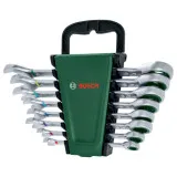 Набір ключів Bosch комбінованих з тріскачкою 8-19 мм, 8 шт (1600A027PS)