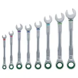 Набір ключів Bosch комбінованих з тріскачкою 8-19 мм, 8 шт (1600A027PS)