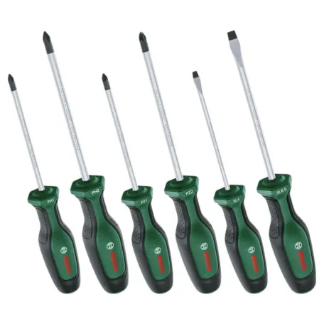 Набір викруток Bosch, тип наконечника SL/PH/PZ, 6 шт (1600A02BX7)