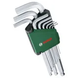 Набір ключів HEX Bosch шестигранних, 9 шт (1600A02BX9)