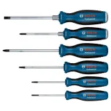Набір професійних викруток BOSCH, 6 шт SL/PH/PZ/TX (1600A02CV3)
