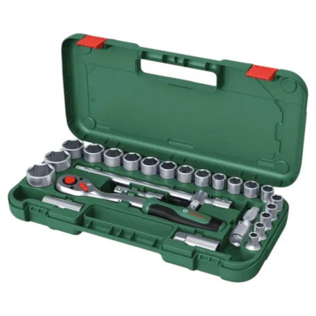 Набор торцевых головок, насадок и бит Bosch, 25 шт. (1600A02Z9F)