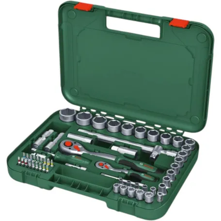 Набор торцевых головок, насадок и бит Bosch, 57 шт. (1600A02Z9G)