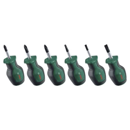 Набір коротких викруток Bosch, стрижень довжиною 29 мм, 6 шт (1600A032UK)