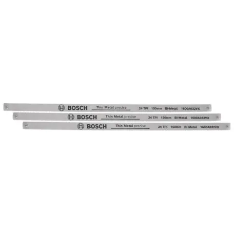 Полотна Bosch для ножівки, довжина 150 мм, 3 шт (1600A032UL)