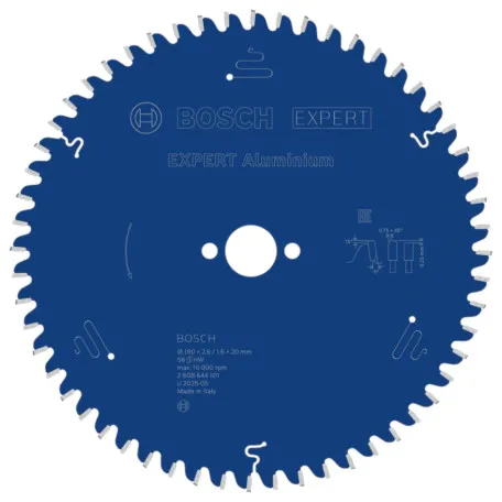 Диск пиляльний по алюмінію Bosch 190x20x56T Expert for Aluminium (2608644101)