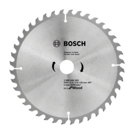 Пильний диск Bosch Eco for Wood 254x30x2.0 40 зубців (2608644383)