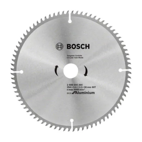 Пильний диск Bosch Eco for Aluminium 254x3x30 80 зубців (2608644394)