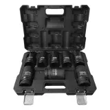 Набір головок ударних глибоких 8 од. 1'' (12-гр.)  JCB Tools, JCB-8081-9MPB, (60774)