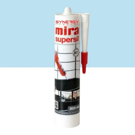 Силіконовий герметик Mira Supersil, 300 мл, колір 180 блакитний (MSIL18003)