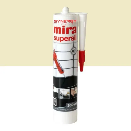 Силіконовий герметик Mira Supersil, 300 мл, колір 170 Сахара (MSIL17003)