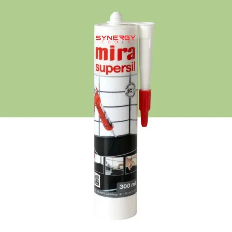 Силіконовий герметик Mira Supersil, 300 мл, колір 160 салатовий (MSIL16003)