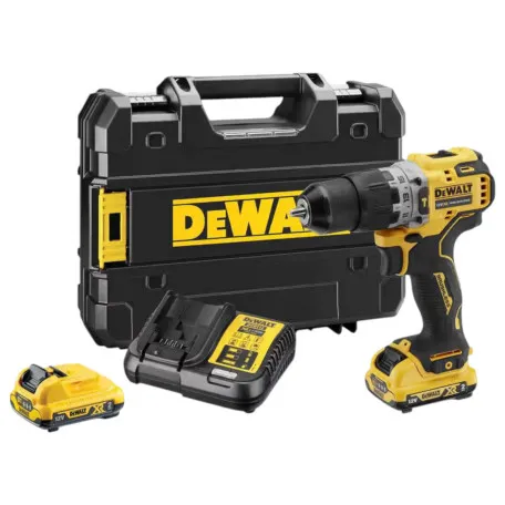 Дрель- аккумуляторная бесщеточная ударная DeWALT DCD706D2