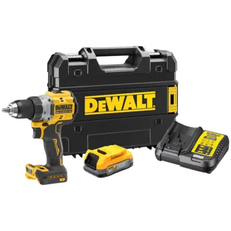 Дрель-шуруповёрт аккумуляторная бесщёточная DeWALT DCD800E1T