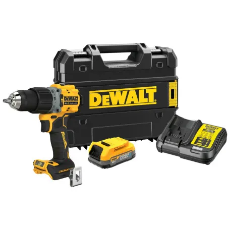 Дрель-шуруповёрт аккумуляторная бесщёточная ударная DeWALT DCD805E1T