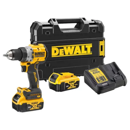 Дрель-шуруповёрт аккумуляторная бесщёточная ударная DeWALT DCD805P2T