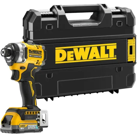 Гвинтоверт (імпакт) ударний гідравлічний акумуляторний DeWALT, 1100/3000 об/хв, без АКБ та ЗП, валіза TSTAK (DCF870NT)