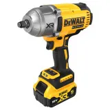 Гайкокрут ударний акумуляторний безщітковий DeWALT 2300 об/хв, 2200 уд/хв, 2 акумулятори, зарядний пристрій, валіза TSTAK (DCF900P2T)