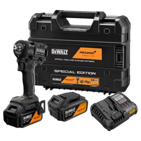 Гайкокрут ударный аккумуляторный DeWALT, бесщеточный McLaren F1 TEAM SPECIAL EDITION (DCF92MP2T)