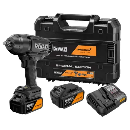 Гайкокрут ударный DeWALT, аккумуляторный бесщеточный McLaren F1 TEAM SPECIAL EDITION (DCF99MP2T)