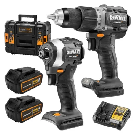 Набор из двух инструментов аккумуляторных бесщеточных McLaren F1 TEAM LIMITED EDITION DeWALT DCK200MM2T