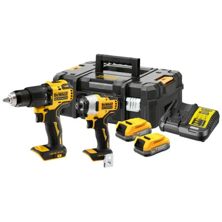 Набір з двох інструментів акумуляторних, безщіткових, DeWALT (DCK2062E2T)