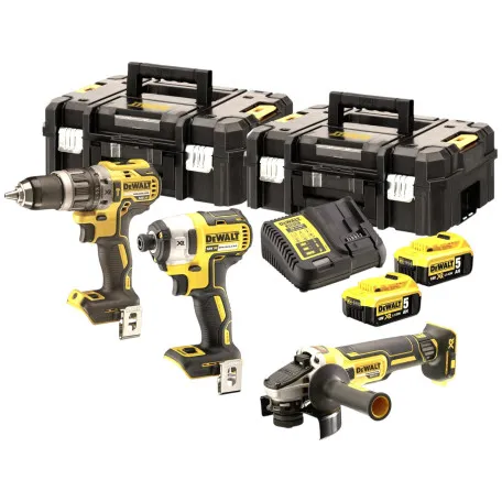 Набор из трех инструментов бесщеточных DeWALT DCK384P2T