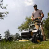 Газонокосилка аккумуляторная бесщёточная DeWALT DCMWP134W2
