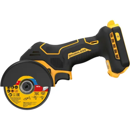 Пила дискова унaіверсальна акумуляторна безщіткова DeWALT діаметр диска 76х10 мм, 20000 об/хв (DCS438N)
