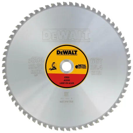 Диск пильний, по металу DeWalt Metal Cutting 355x1.95x25.4 мм, 66T (DT1926)