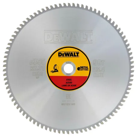 Диск пильний, по металу DeWalt Metal Cutting 355x1.95x25.4 мм, 90T (DT1927)