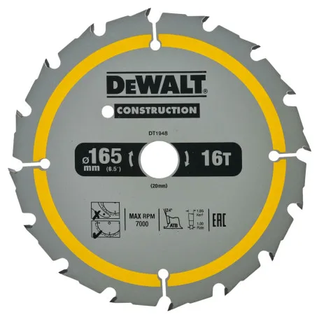 Диск пильный CONSTRUCTION DeWALT DT1948