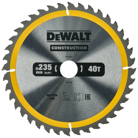 Диск пильный СONSTRUCTION DeWALT DT1955