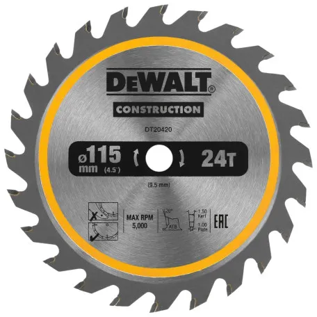 Диск пильный универсальный DeWALT DT20420