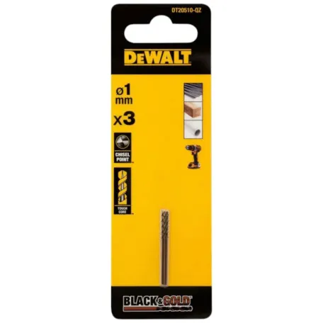 Сверло по металлу Black & Gold DeWALT DT20510
