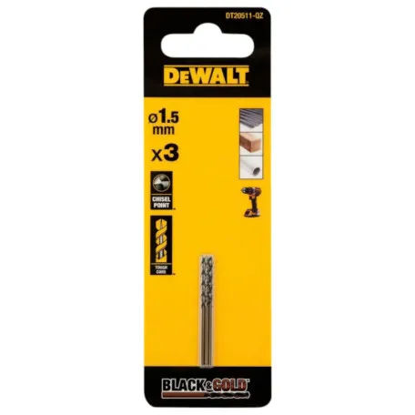 Сверло по металлу Black & Gold DeWALT DT20511