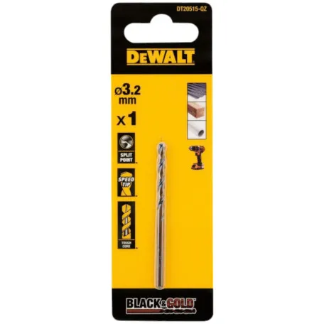 Сверло по металлу Black & Gold DeWALT DT20515