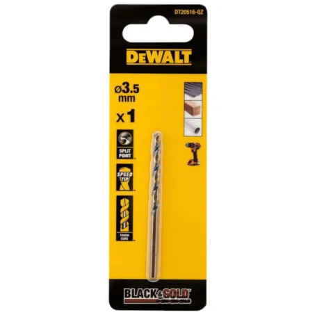 Сверло по металлу Black & Gold DeWALT DT20516