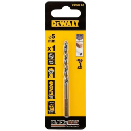 Сверло по металлу EXTREME Black & Gold DeWALT DT20520